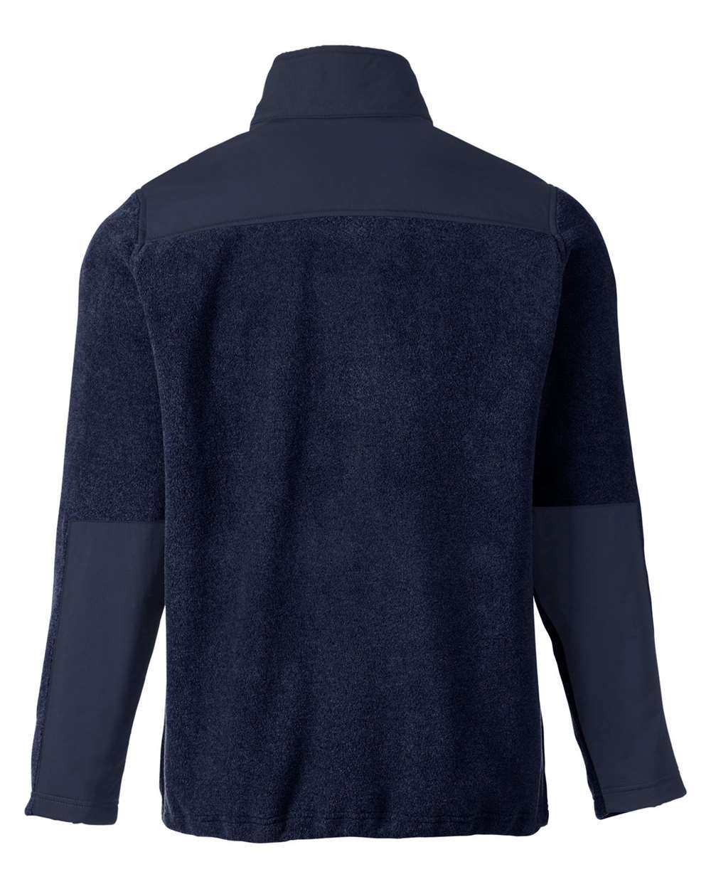 OJA / PE | Hybrid Full-Zip (Men) — Classic Navy/Classic Navy, back view