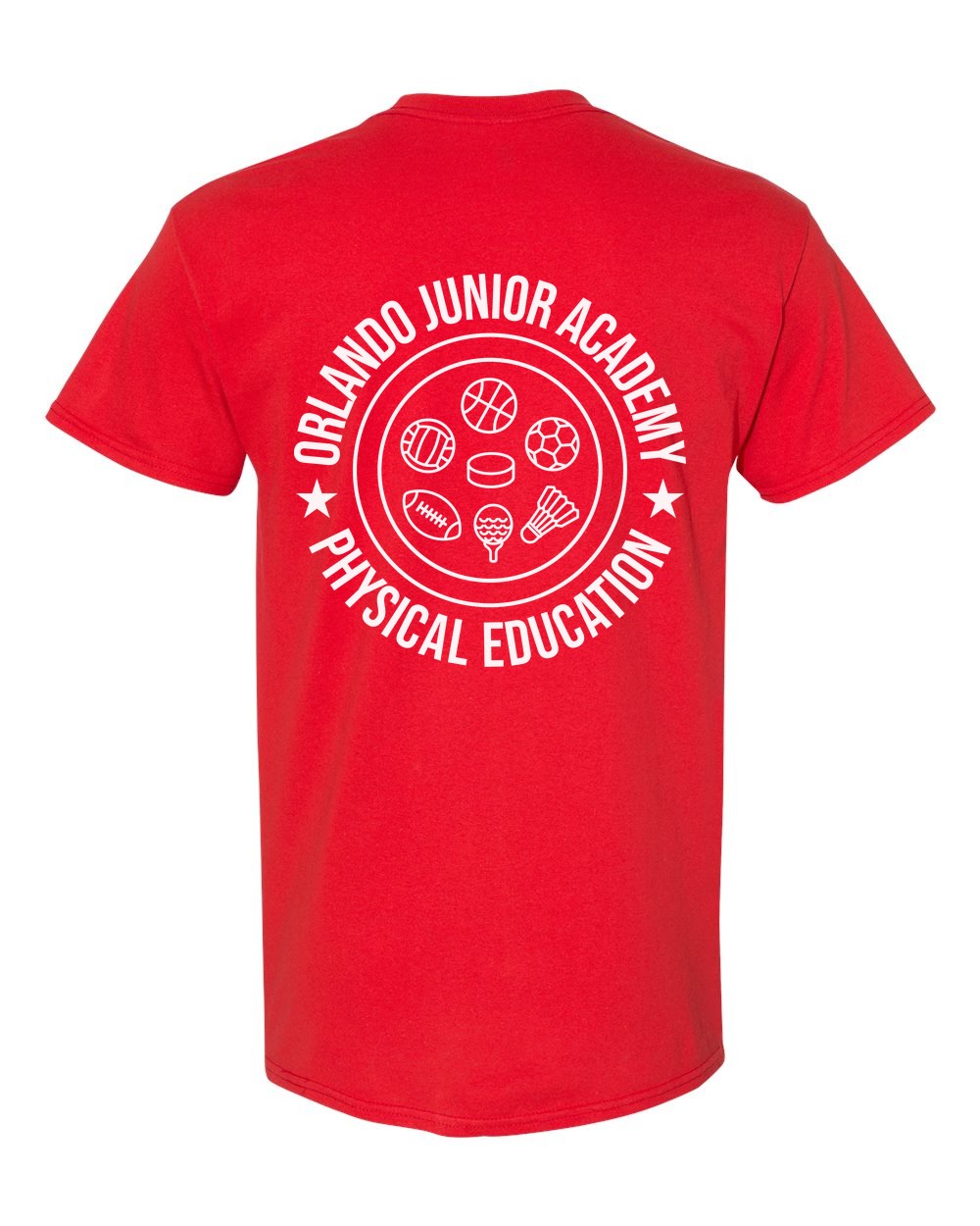 PE | 100% Heavy Cotton (Youth) — Red (back)